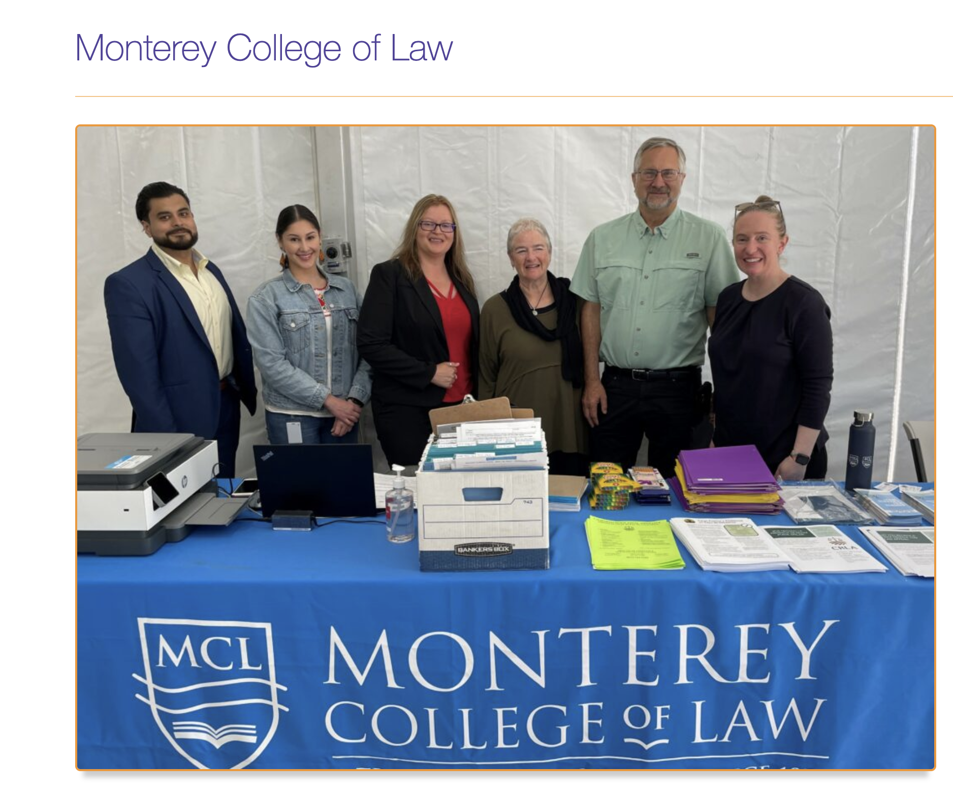 Legal Clinic Staff and Students
