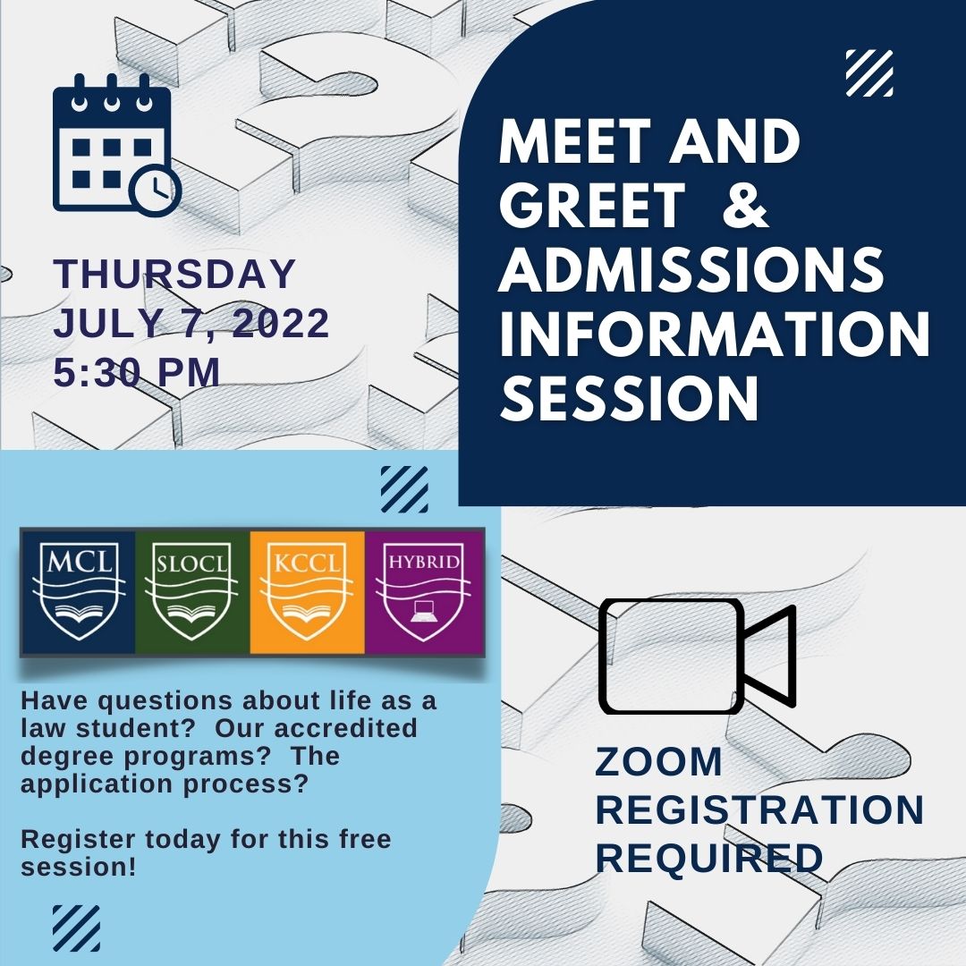 Meet and Greet and Admissions Information Session invitation